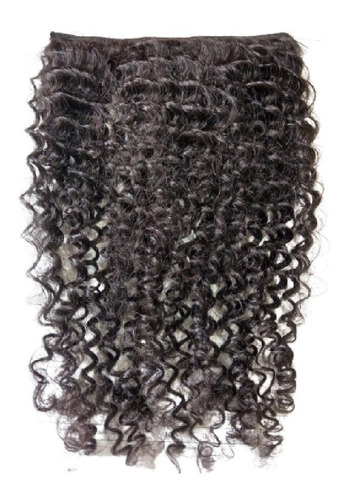 Aplique Tic Tac Cabelo Humano Cacheado 3 50cm 50grs 1 Tela