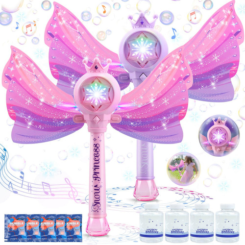 Varitas De Burbujas Niñas 3-6 Años Varita Burbujas Iluminada