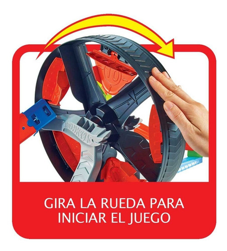 Imagen 3 de 4 de Pista De Juguete Hot Wheels Desafío De La Ruleta