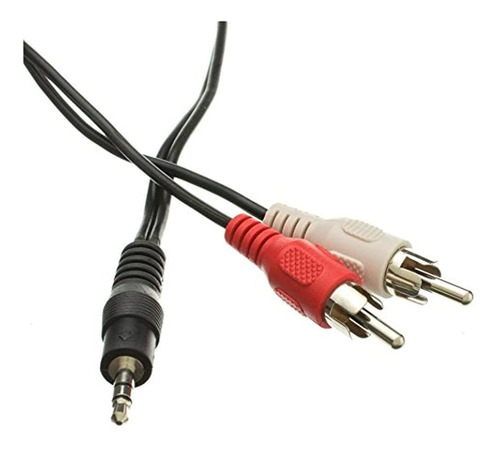 Cable De Audio Estereo Macho De 3.5 Mm A Doble Rca Macho (d