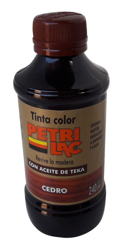 Tintas Base Aceite De Teka Petrilac X 240 Cc (roble Claro)