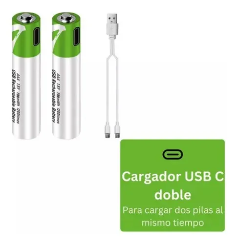 Pilas Recargables X2 Tipo C