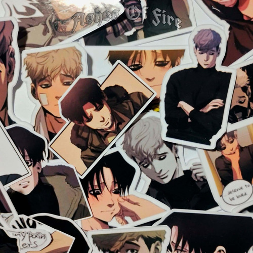 Stickers Autoadhesivos Killing Stalking Pack De 12 Unidades