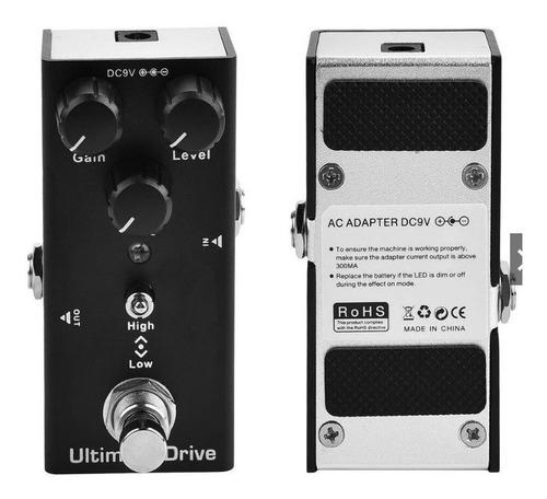 Imagem 5 de 8 de Pedal De Guitarra Distortion Ultimate Drive Som Do Pedal Rat