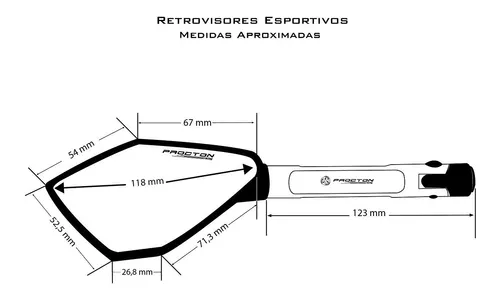 Par Espelho Retrovisor Moto Esportivo Fazer 2015 Rosca Universal Honda -  Renascença - Retrovisores de Motos - Magazine Luiza