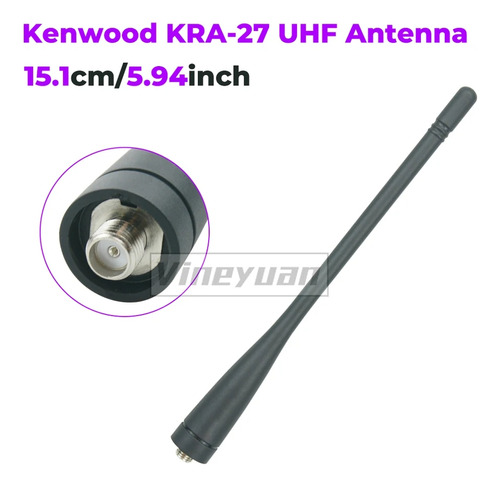 Antena Kenwood Uhf Tk3000 Kra-27 400-470mhz