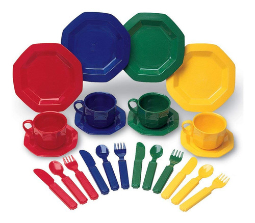 Learning Resources Platos, Tazas Y Platillos Juego De Imitación
