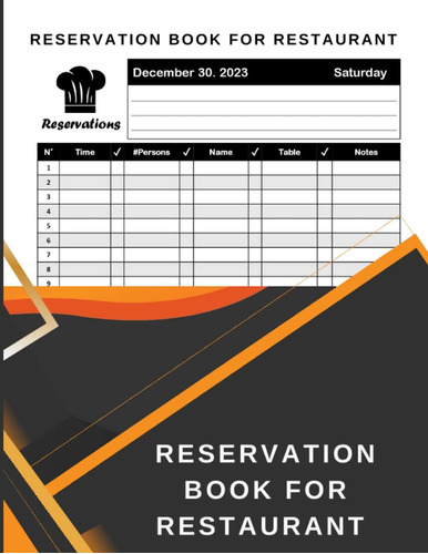 Libro: Reservation Book For Restaurant : A Full Year Dinner 