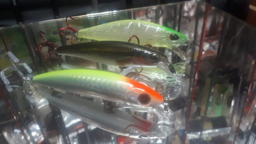 Señuelos Combo Marinr Minnows X 3 Ideal Truchas Y Salmones 