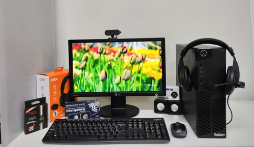 Kit Core I3, Headset Usb, Webcam, Wi-fi, Monitor 17 (Usado)