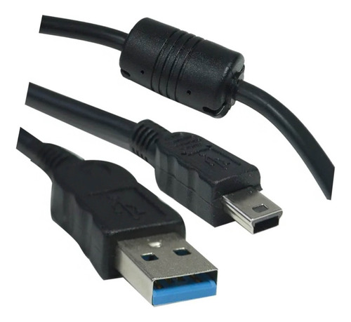 Cabo Usb V3 5pin Mini-b 1,50m Compatível Canon A10 A100