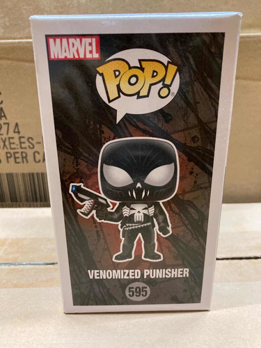 Venomized Punisher 595 Marvel Venom Funko Pop Nuevo Frank