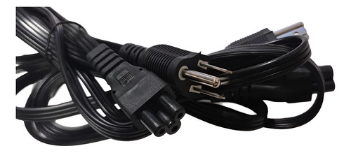 Cable Poder Tipo Trébol Para Laptop De 1.8 Mts Buena Calidad
