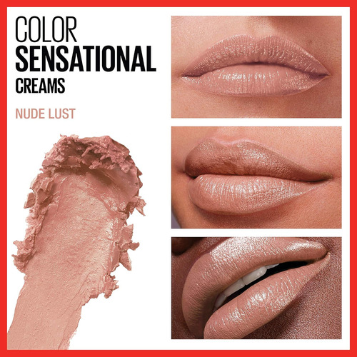 Maybelline - Lápiz Labial Color Sensational Para Labios, Hid