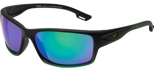 Anteojos Lentes De Sol Reef 269 Drift Polarizados Gafas Color de la lente Color Color del armazón NEGRO MATE/VERDE - CRISTAL VERDE ESPEJADO POLARIZADO (007) Diseño Envolvente