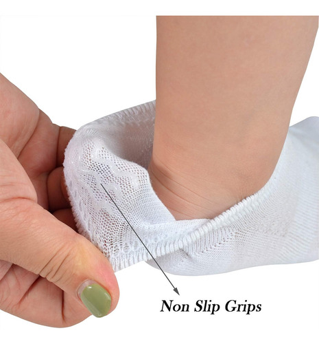 Meias Joermatt Toddler Little Girls Boys No Show Cotton And