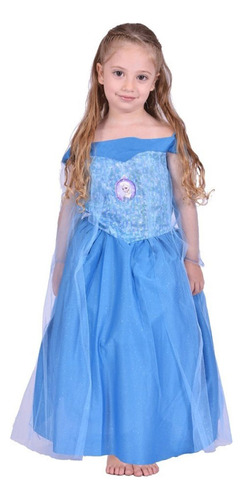 Disfraz Niña Princesa Elsa Frozen Disney New Toys Talle 2