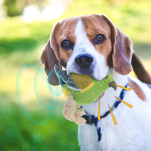 Juguete De Peluche Para Perros Squeaky Dog Toy Tug Of War In