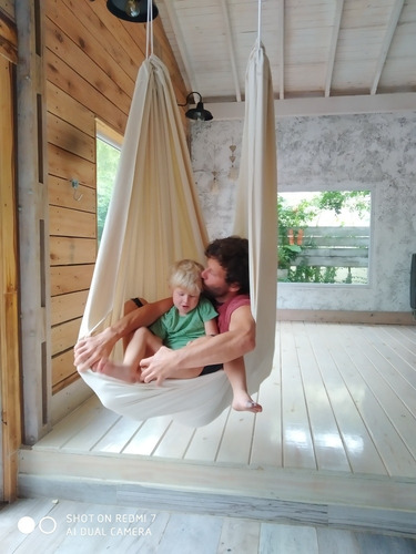 Imagen 4 de 9 de Hamaca Paraguaya Silla Colgante Gigante + Kit De Instalación
