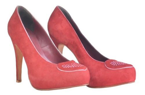 Imagen 3 de 5 de Zapatos De Gamuza De Mujer - Angelina - Ferraro