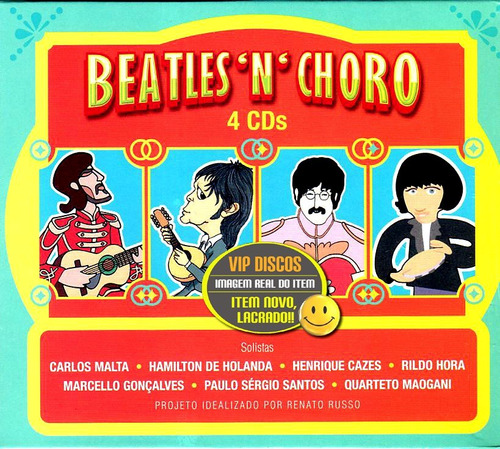 Box Beatles N Choro - 4 Cds Projeto De Renato Russo Legião