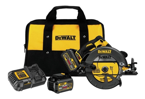 Sierra Circular 7 1/4 60v Xr 65mm 2 Bat Dewalt Dcs578t2-b2