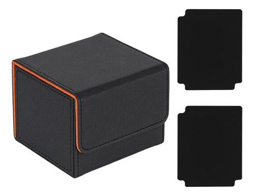 Caja Para Baraja De Cartas Coleccionables, Negro Naranja