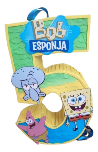 Piñata Temática Bob Esponja 