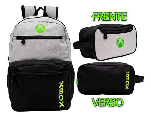 Kit Mochila Xbox One Series S + Estojo Xbox Series S Xeryus