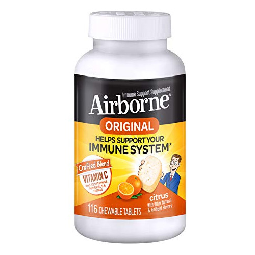 Airborne Vitamina C 1000mg Masticable Niños 116 Tabletas