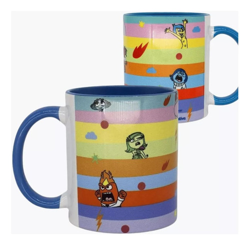 Caneca Pop Divertidamente 350ml Zona Criativa Cor Azul