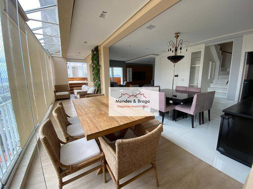Imagem 1 de 30 de Cobertura Com 3 Dormitórios À Venda, 234 M² Por R$ 2.485.000,00 - Vila Augusta - Guarulhos/sp - Co0019