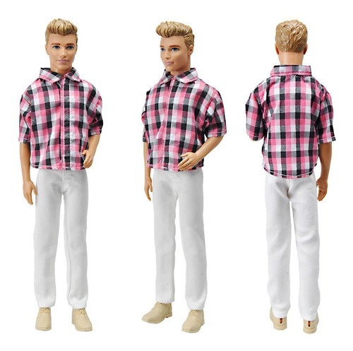 E-ting 3 Juegos Ropa Casual Chamarra A Cuadros Trajes Pantal