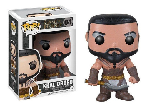 Boneco Funko Pop Tv Khal Drogo 04 Game Of Thrones Series  