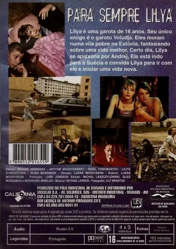 Dvd - Para Sempre Lilya - ( Lilja 4-ever ) Lukas Moodysson