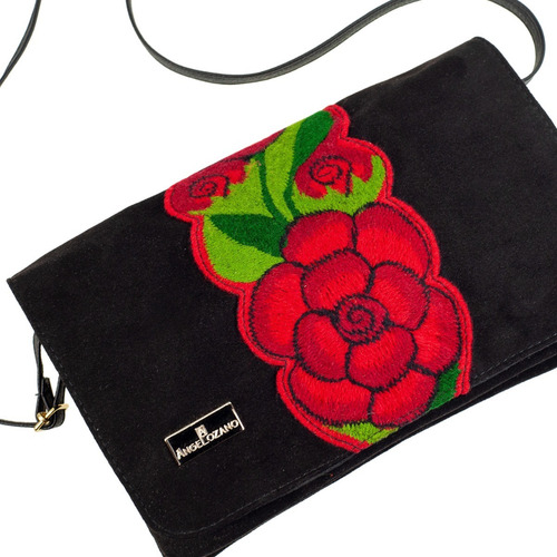 Imagen 6 de 6 de Bolsa Para Dama Curpiel Telar Artesanal Bolso Mujer Moda