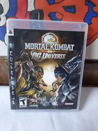 Mortal Kombat Vs Dc Universe De Ps3 Etiqueta Negra,funciona.
