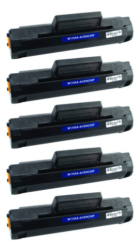 5 Pza W1105a Toner 105a Compatible Con 135w