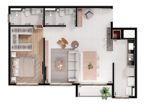 Imagem 20 de 21 de Apartamento Com 2 Dormitórios À Venda, 62 M² Por R$ 492.800 - Salgado Filho - Gravataí/rs - Ap1413