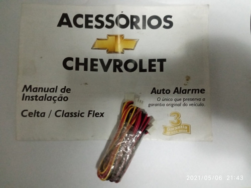 Chicote Do Ultrassom Alarme Original Chevrolet Celta
