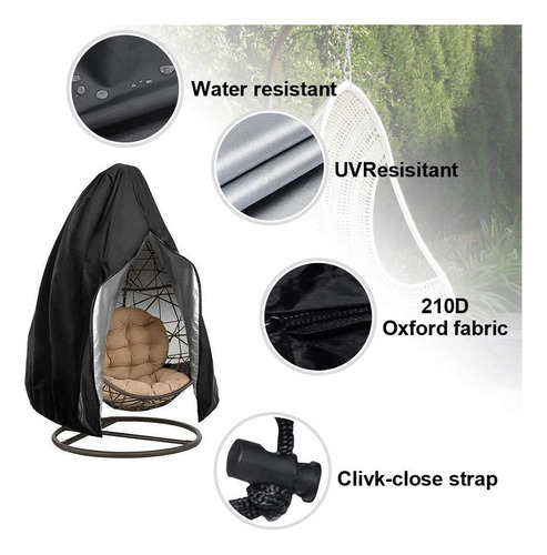 Funda Antipolvo Con Cremallera Para Silla De Columpio
