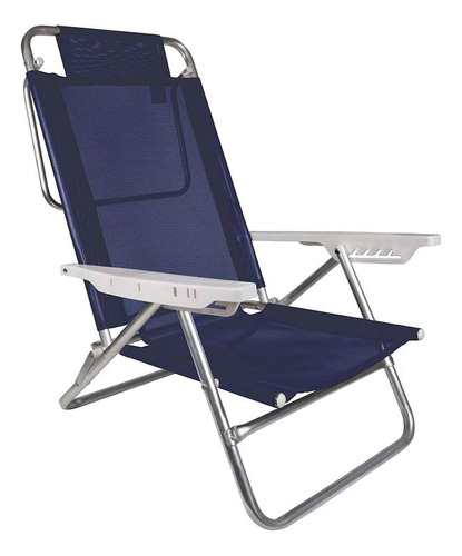 Silla Reposera Mor Summer Almohadilla Aluminio Playa Camping