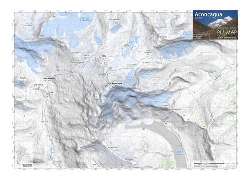 Imagen 1 de 4 de Mapa Topográfico: Aconcagua