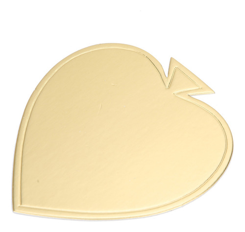 Mini Tablas De Cartón Para Tartas En Forma De Corazón, 100 U