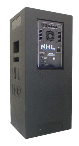Caixa Som Ativa Passiva Nhl 1800w 2x15 Ti Top Spl Qualidade Cor Preto 127/220v