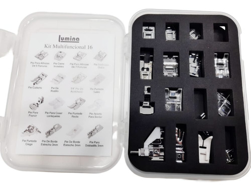 Kit De 16 Prensatelas Lumina Para Todos Los Modelos Lumina