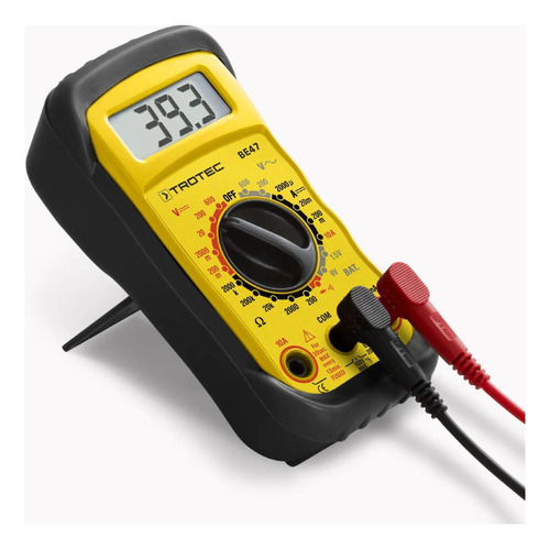 Tester Multimetro Digital Profesional 600v 10a Trotec Be47