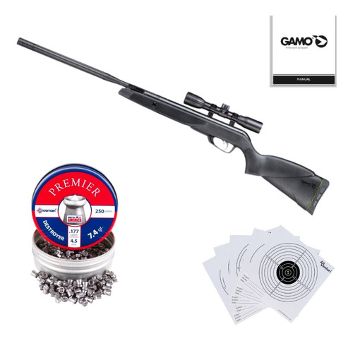 Rifle Gamo Raptor Whisper 250 Pellets 4.5mm Xchws C