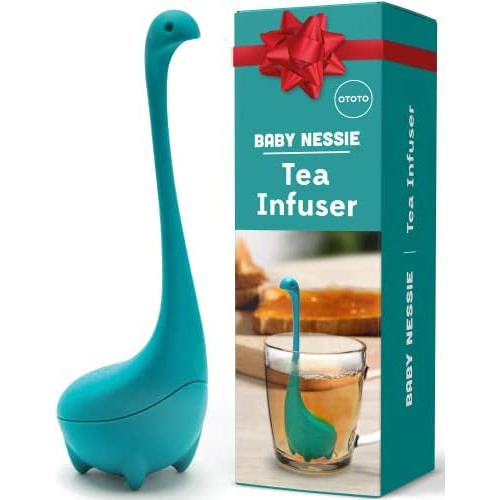 Infusor De Té De Hojas Sueltas Bebé Nessie (turquesa)