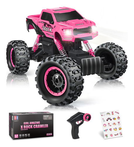 Rc Car Monster Truck 1/12 Para Niñas Double E